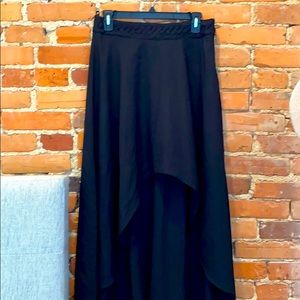 Ark and co high low black skirt